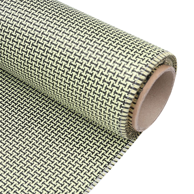 Żółta/czarna mieszanka węglowa aramid