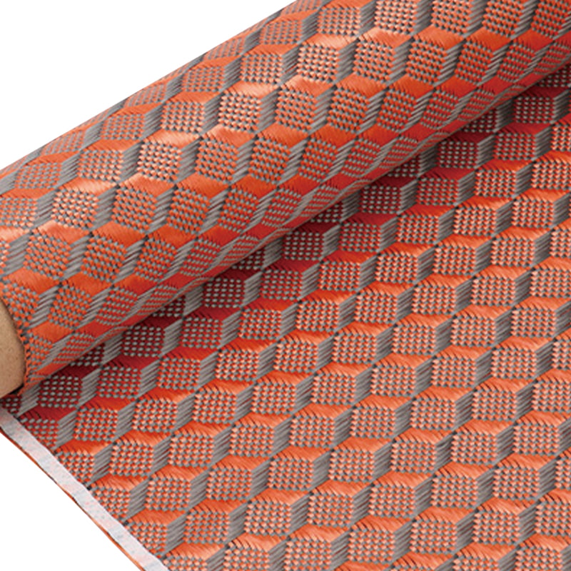 Czerwony/czarny aramidowy węgiel mieszany z włókna węglowego tkanin Czerwony/czarny aramidowy węgiel mieszany z włókna węglowego tkanin